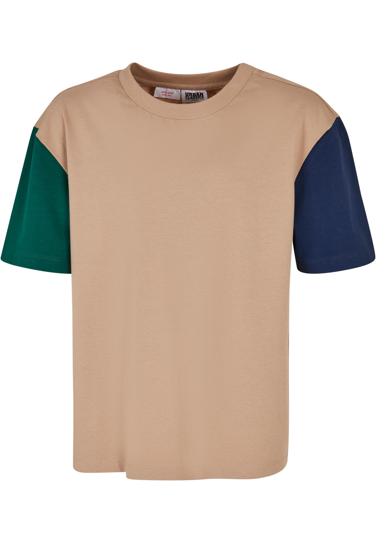 Boys Organic Oversized Colorblock Tee | unionbeige