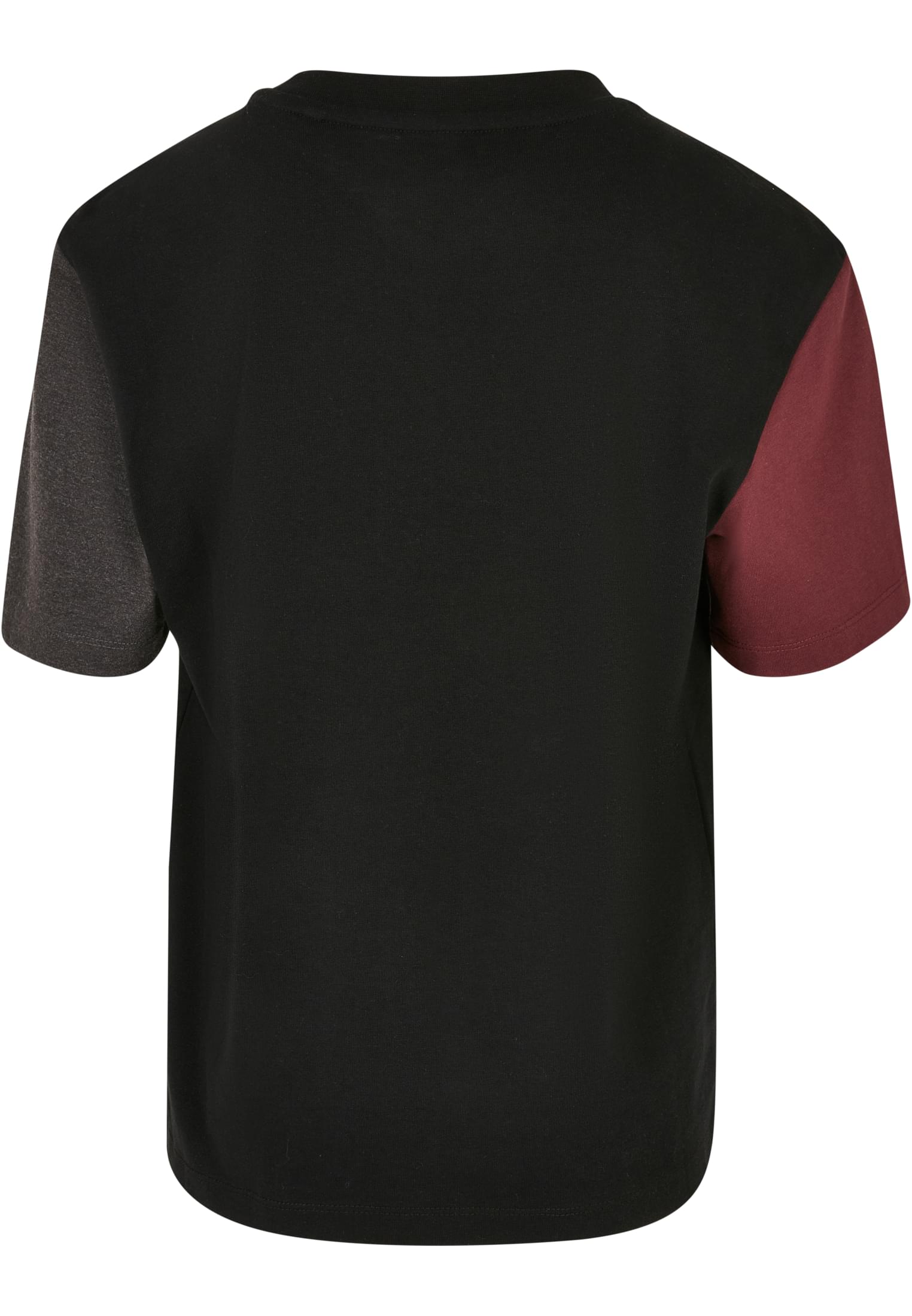 Boys Organic Oversized Colorblock Tee | black