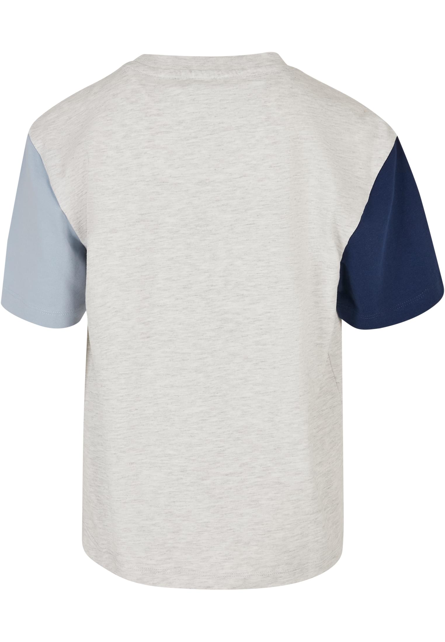 Boys Organic Oversized Colorblock Tee | lightgrey