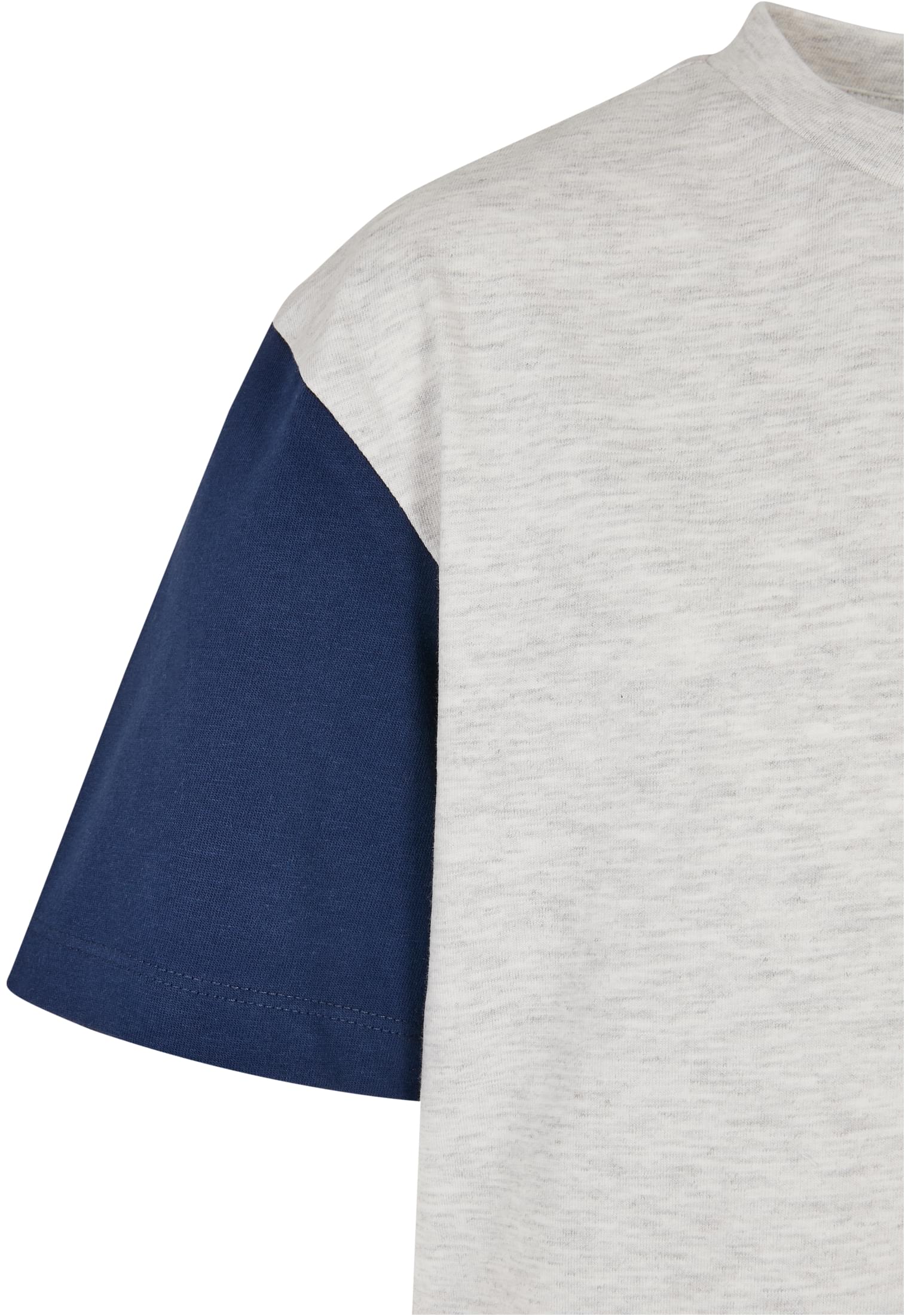 Boys Organic Oversized Colorblock Tee | lightgrey