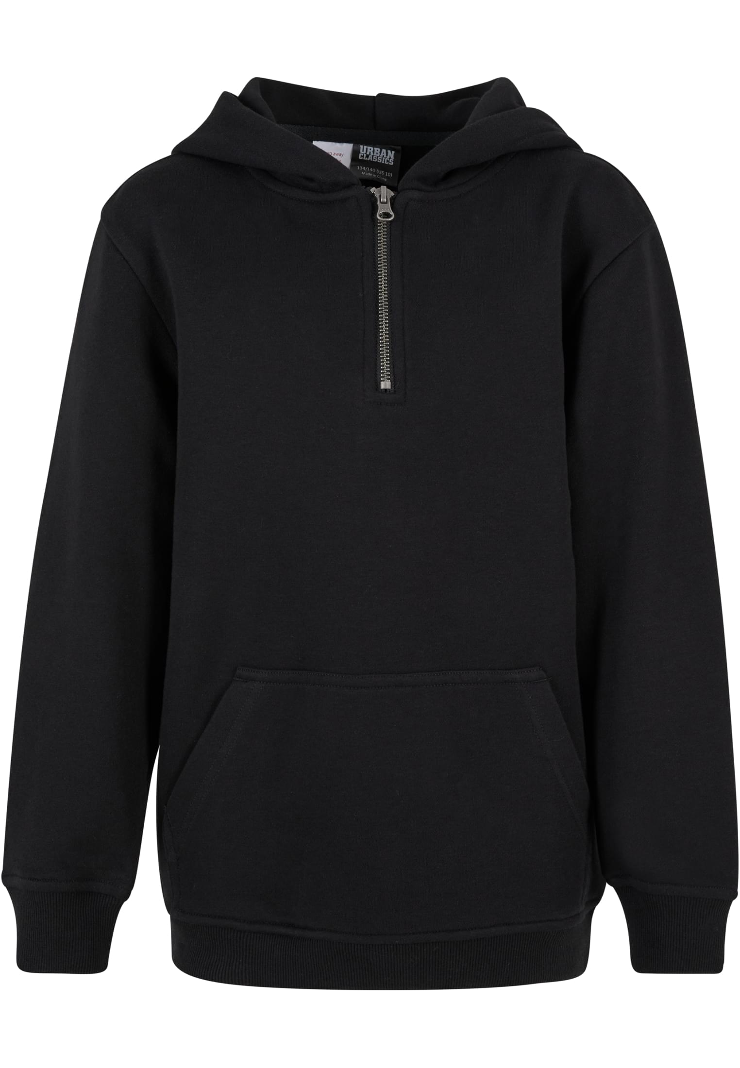 Boys Boxy Zip Hoody | black