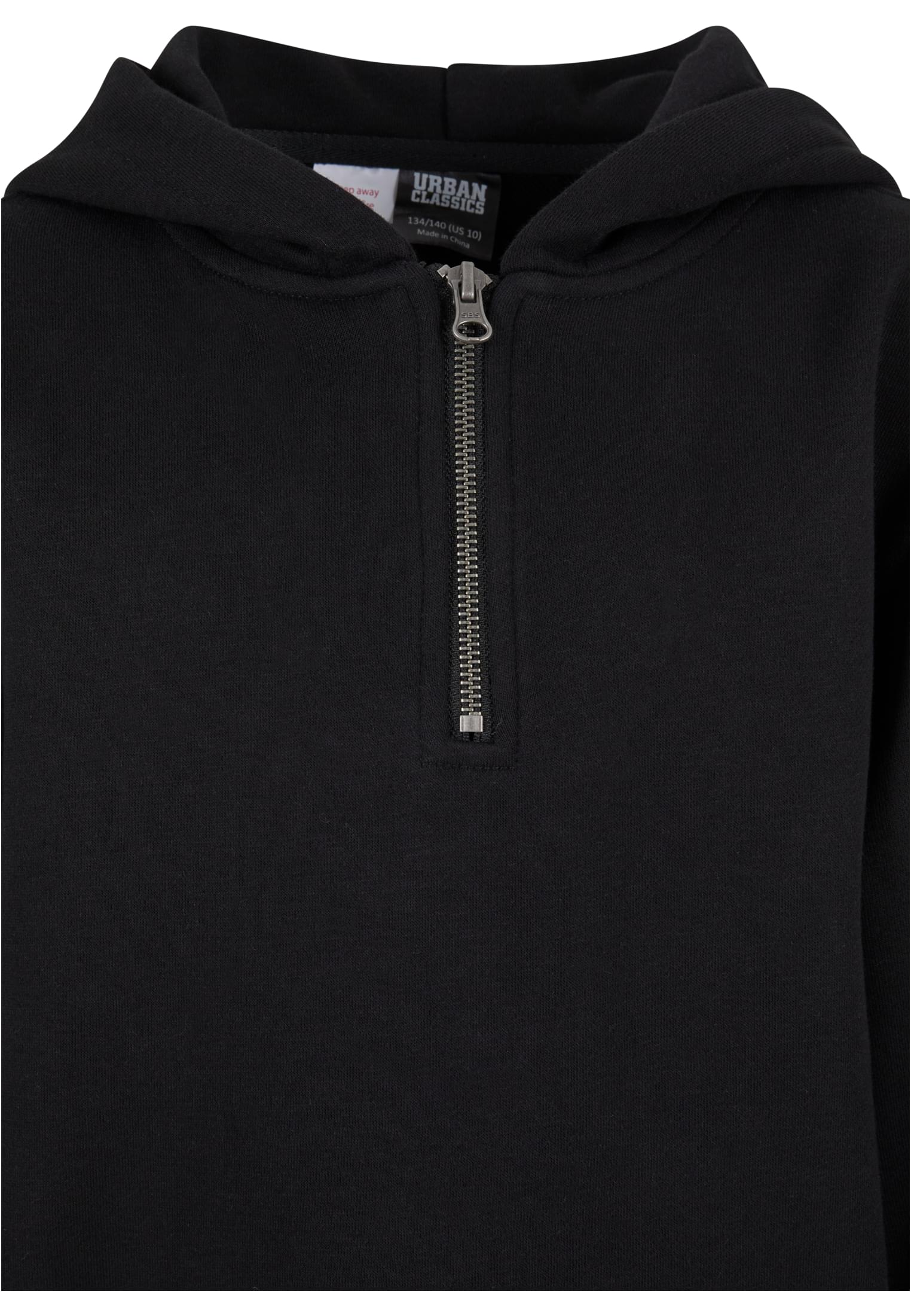 Boys Boxy Zip Hoody | black