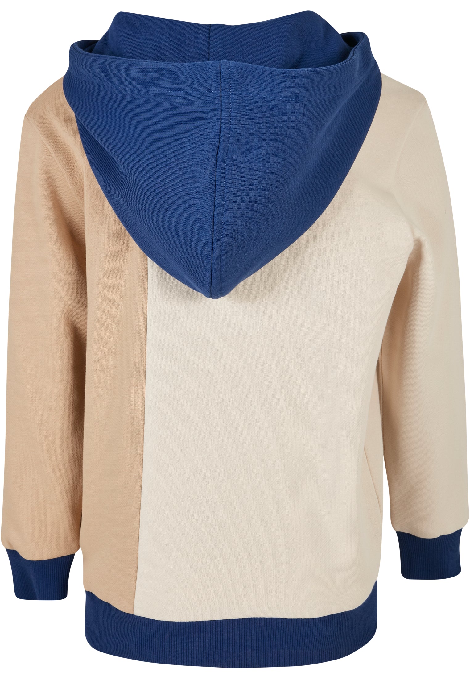 Boys Oversized Color Block Hoody | unionbeige/softseagrass