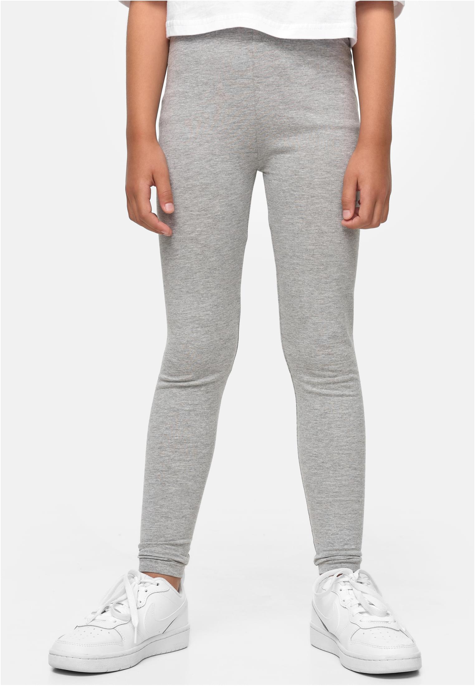 Girls Jersey Leggings 2-Pack | black/grey