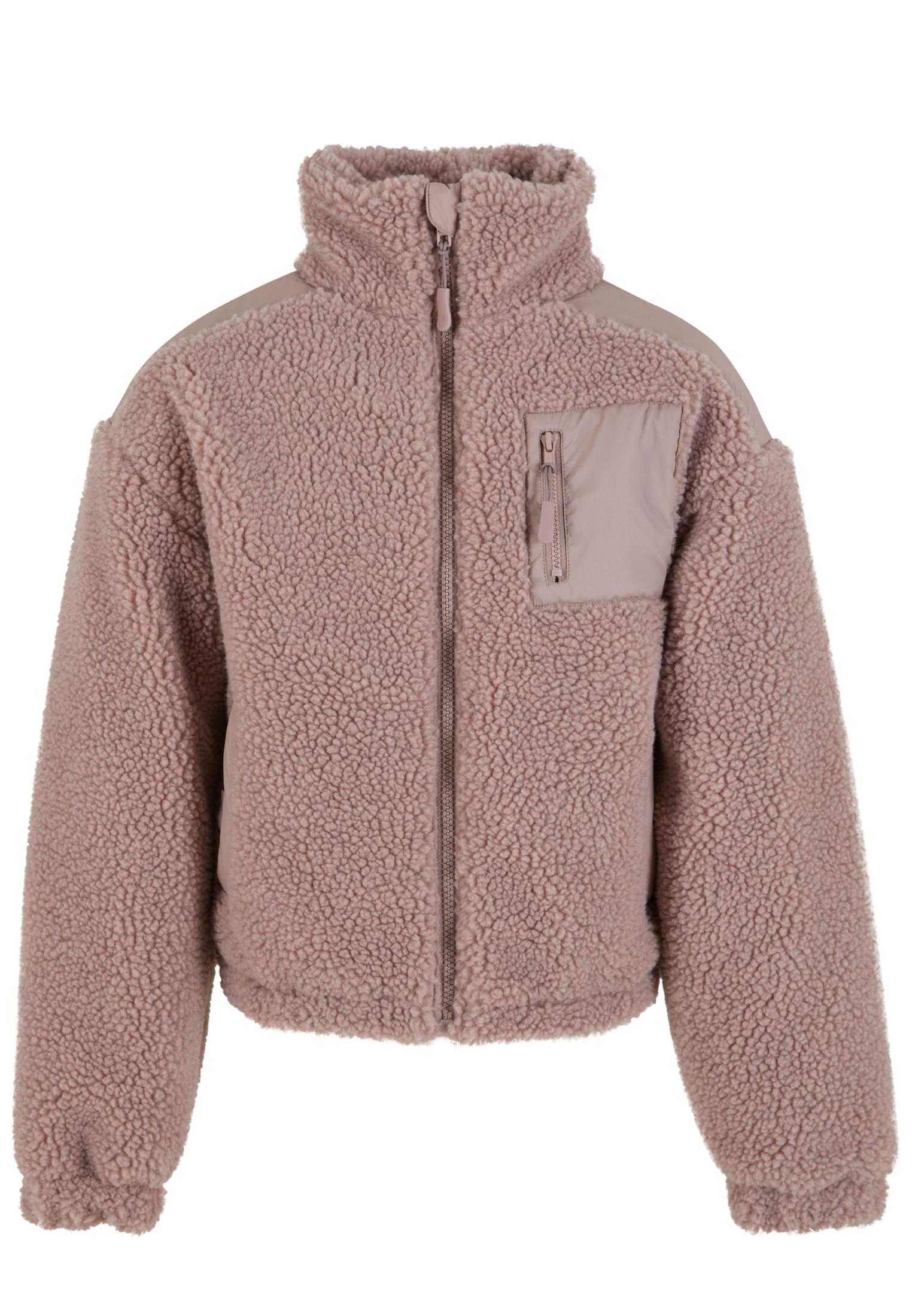 Girls Sherpa Mix Jacket | duskrose