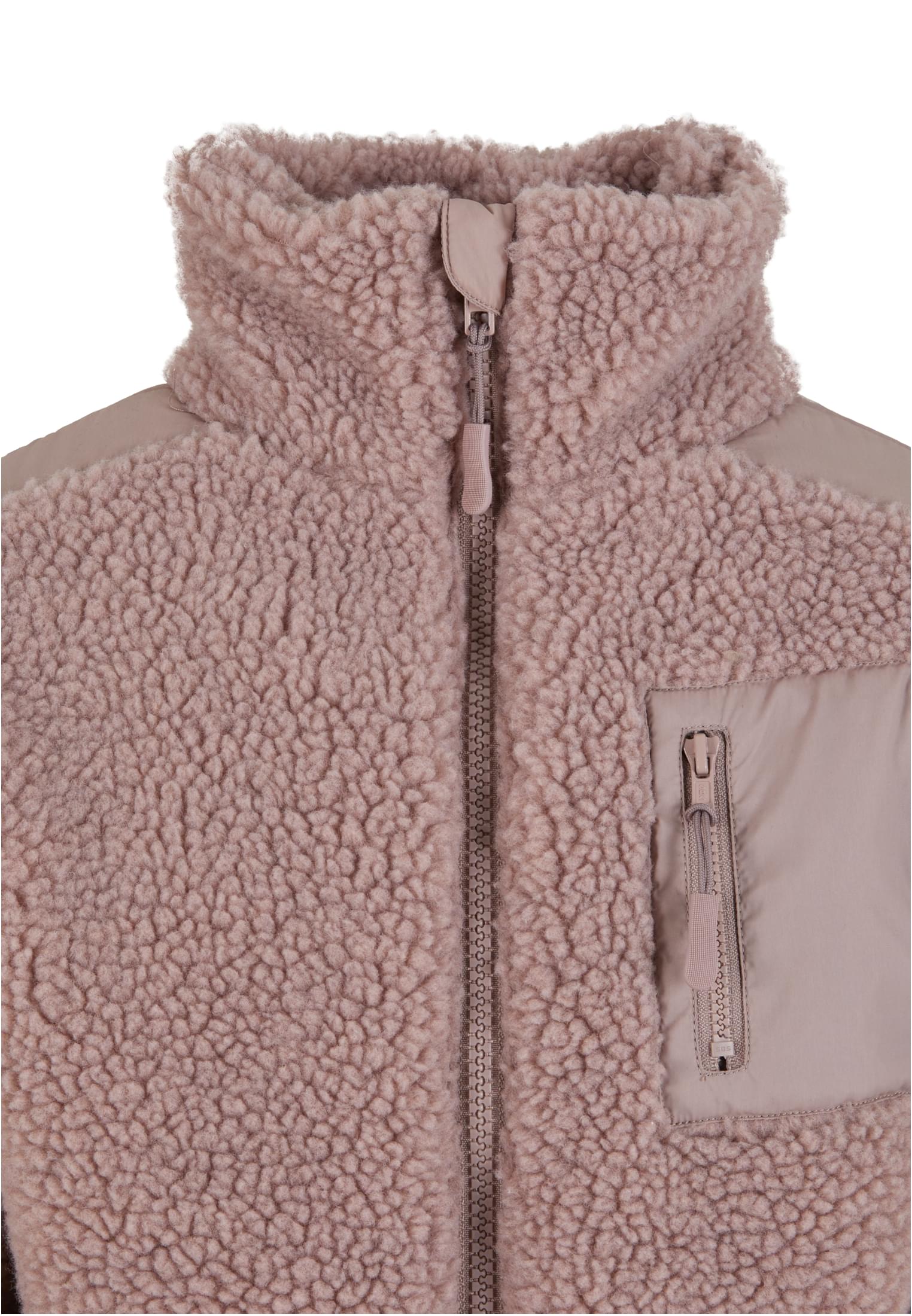 Girls Sherpa Mix Jacket | duskrose