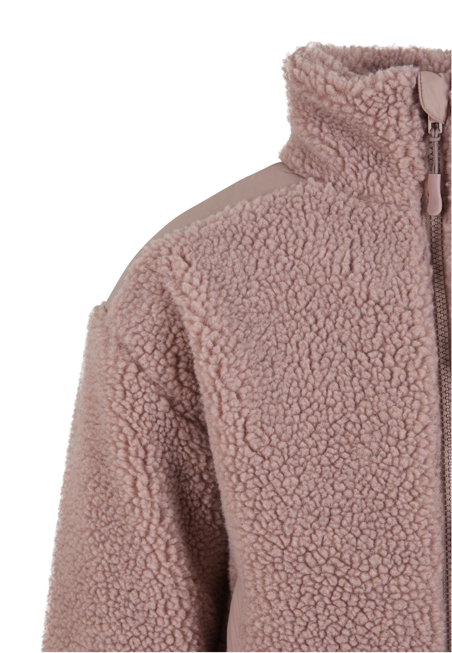 Girls Sherpa Mix Jacket | duskrose