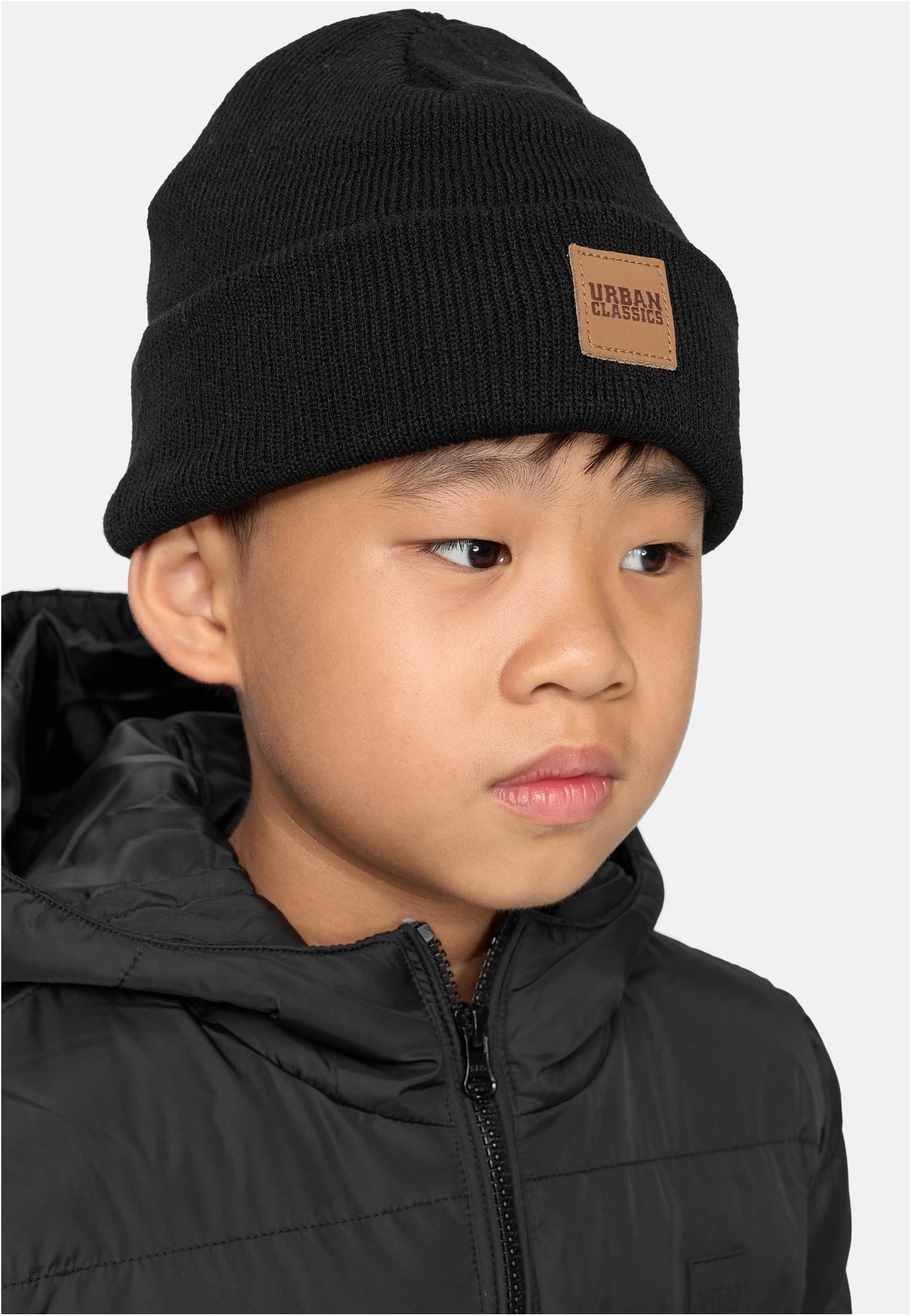 Logopatch Beanie Kids 2-Pack | black+grey