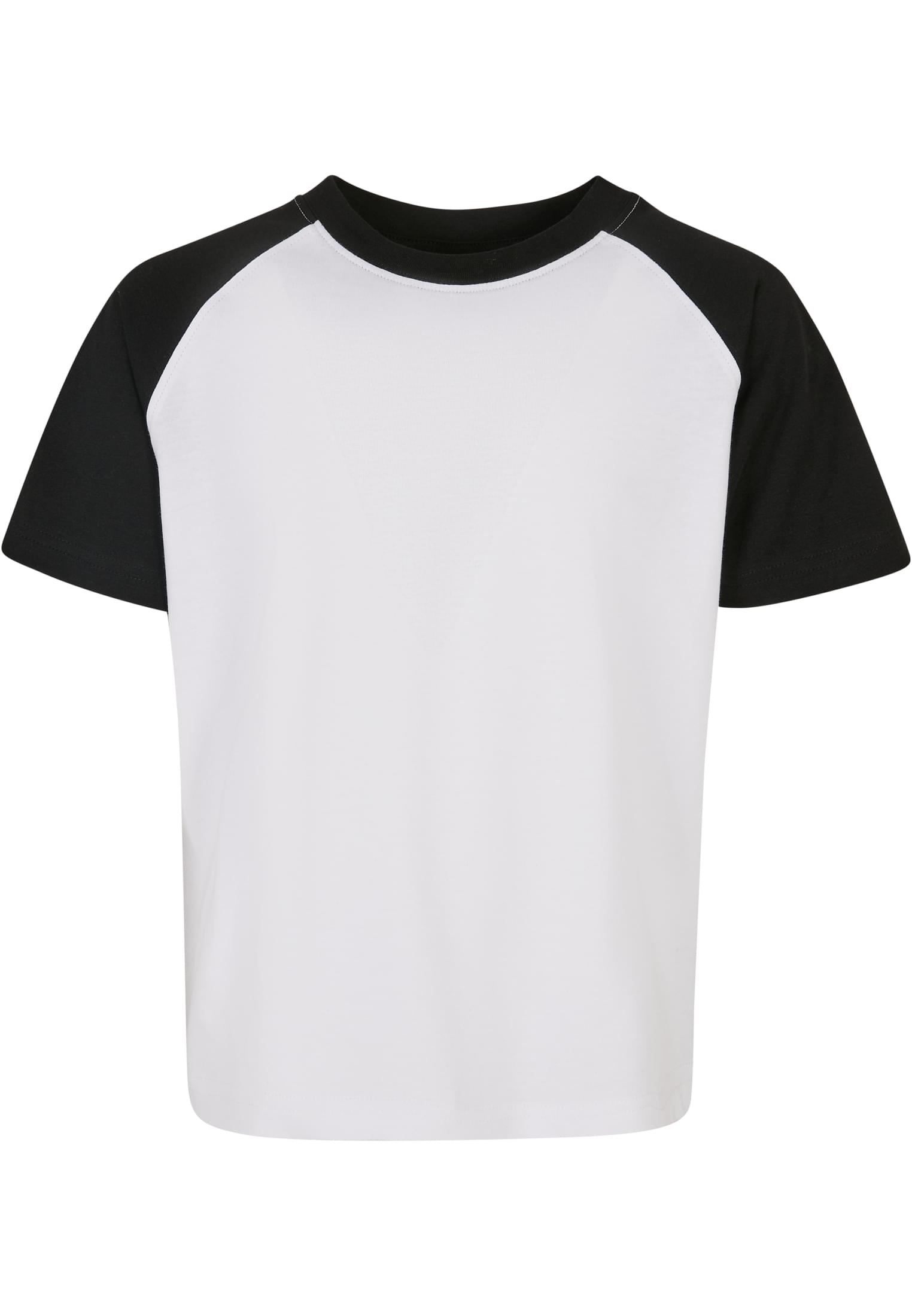 Boys Raglan Contrast Tee 2-Pack | white/black+black/charcoal