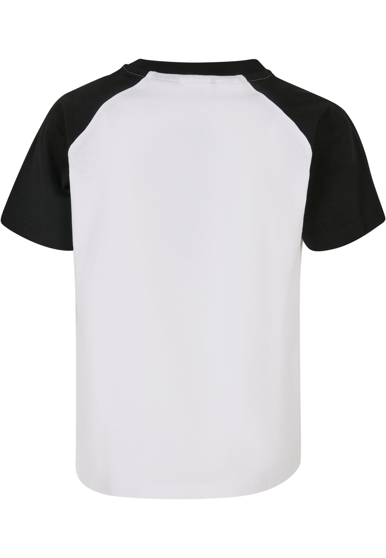 Boys Raglan Contrast Tee | white/black