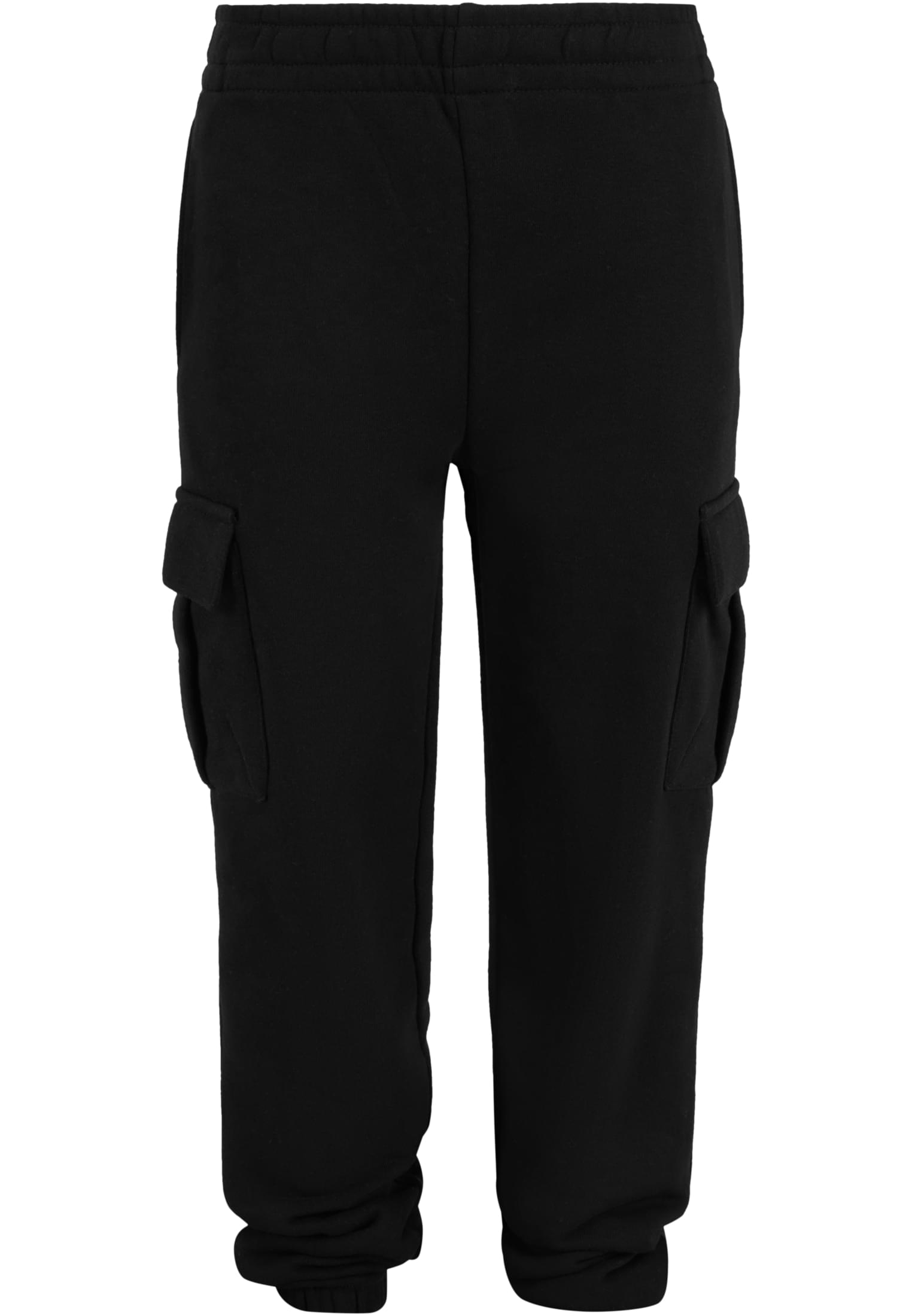 Boys Light Terry Wide Cargo Sweatpants | black