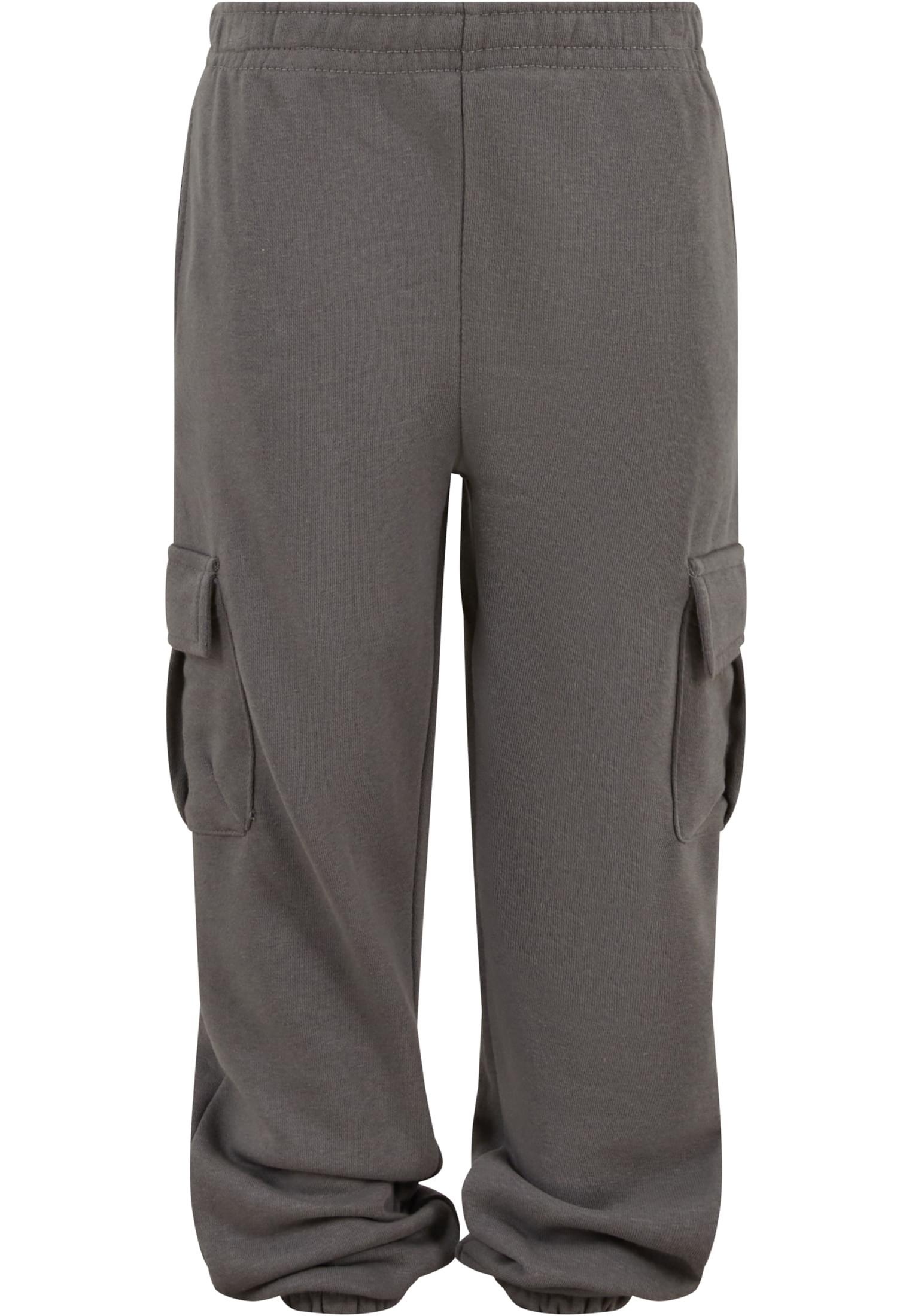 Boys Light Terry Wide Cargo Sweatpants | asphalt