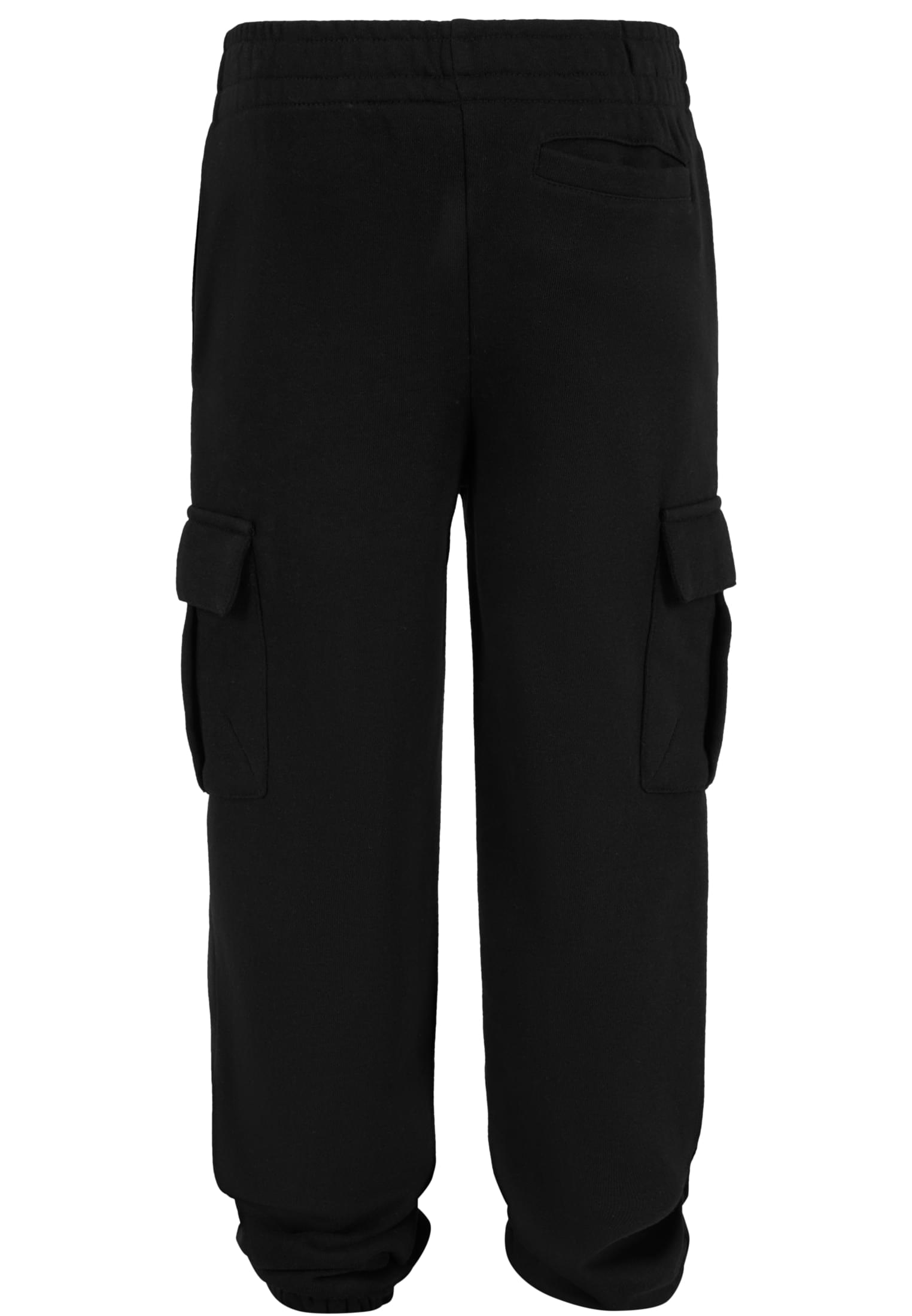 Boys Light Terry Wide Cargo Sweatpants | black