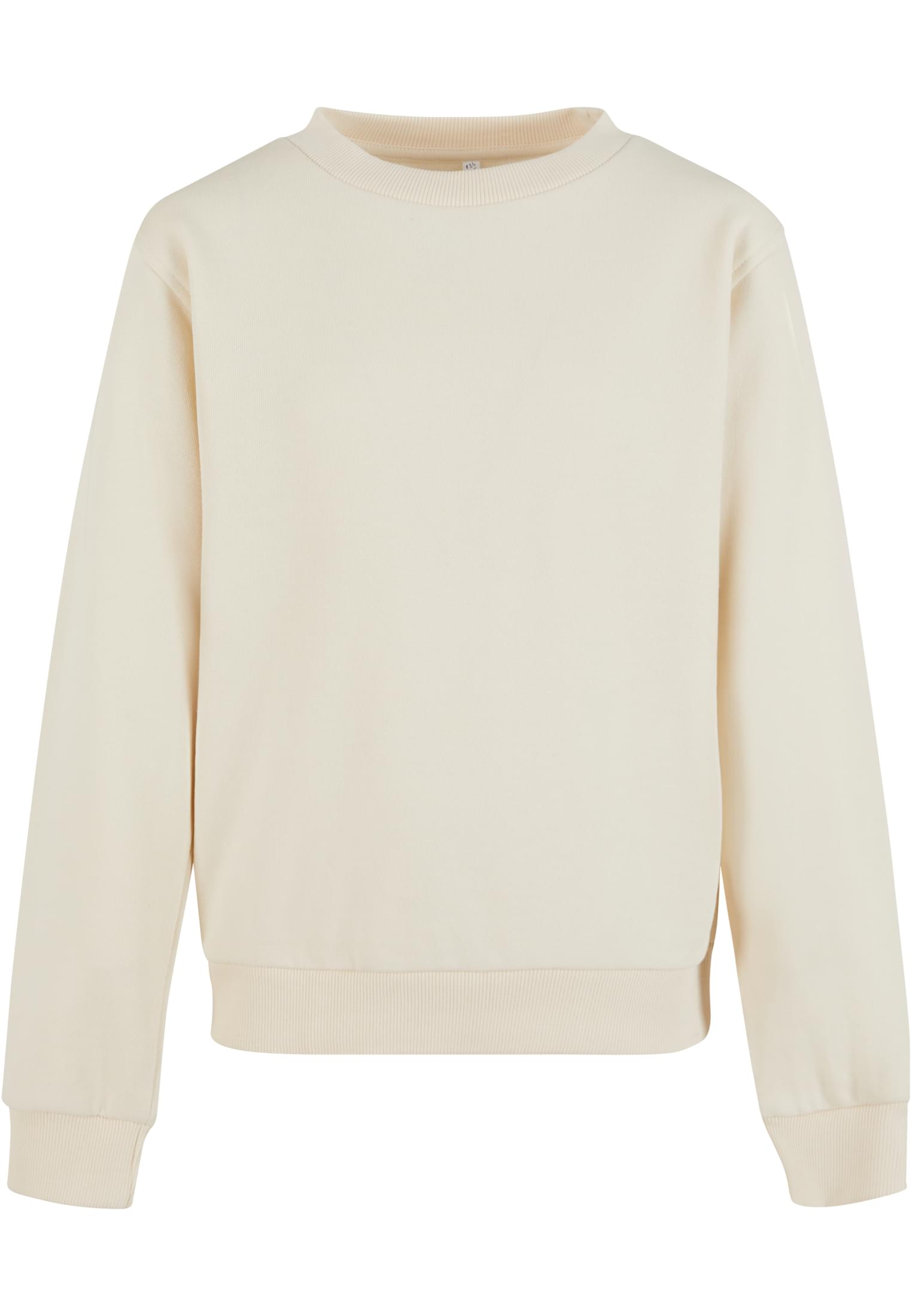 Girls Oversized Light Terry Crewneck | whitesand