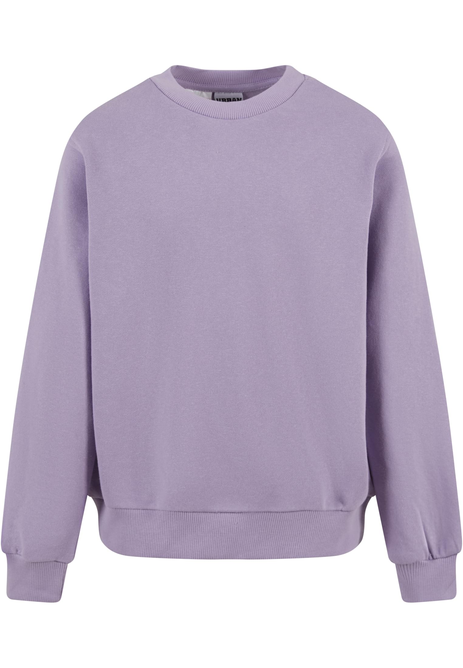 Girls Oversized Light Terry Crewneck | dustylilac