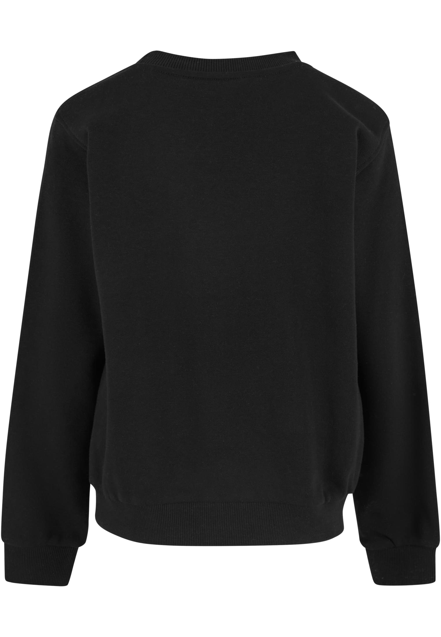 Girls Oversized Light Terry Crewneck | black