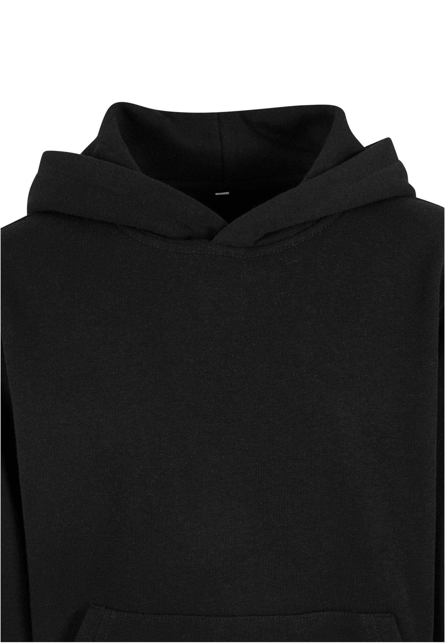 Girls Light Terry Oversized Hoodie | black