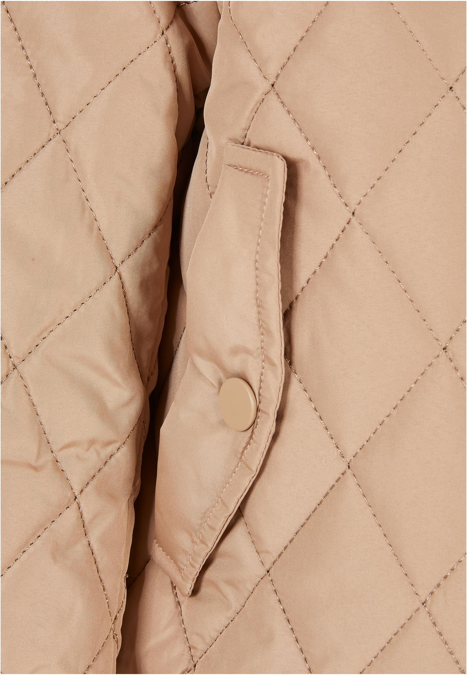 Girls Diamond Quilt Nylon Jacket | unionbeige