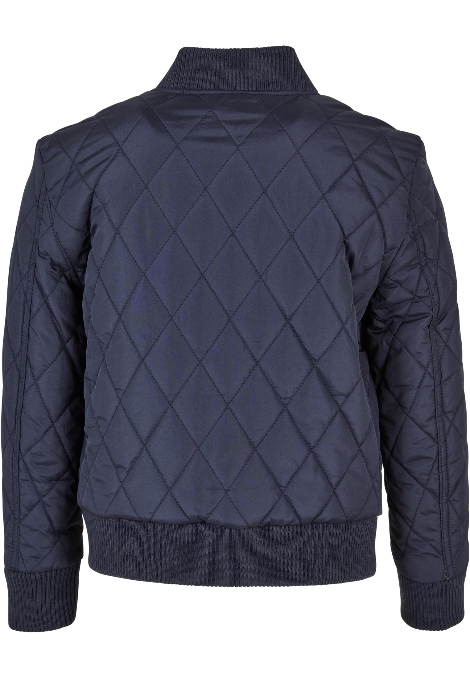 Boys Diamond Quilt Nylon Jacket | navy